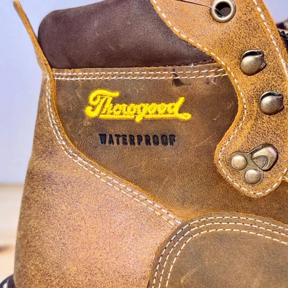 Thorogood 804-4144 Waterproof Work Boots Size 9D EH‎ SR Steel Toe ASTM